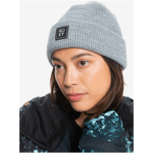 Svetlošedá dámska rebrovaná zimná čiapka Roxy Harper Beanie