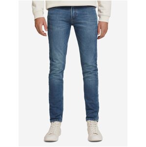 Modré pánske straight fit rifle Tom Tailor Denim Aedan