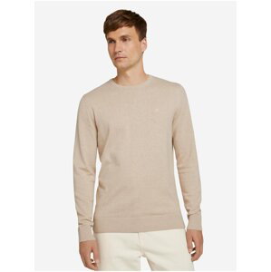 Béžový pánsky sveter Tom Tailor Basic
