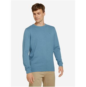 Svetlomodrý pánsky sveter Tom Tailor Basic