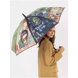 Dáždniky pre ženy Anekke - tmavomodrá, zelená