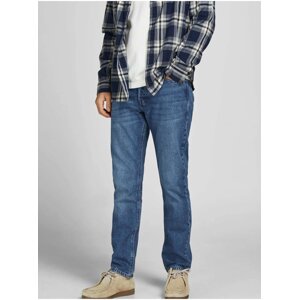 Modré slim fit rifle Jack & Jones Mike