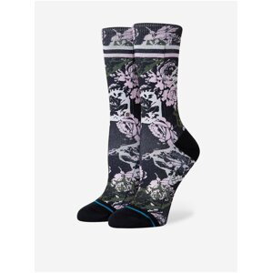 Čierne dámske vzorované ponožky Stance La Vie En Rose