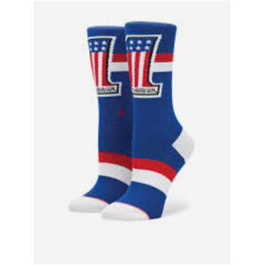 Modré dámske vzorované ponožky Stance Harley Washed Freedom