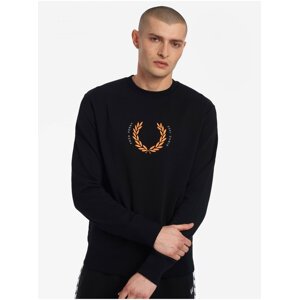 Čierna pánska mikina Fred Perry Laurel Wreath