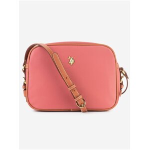 Ružová dámska crossbody kabelka U.S. Polo Assn.