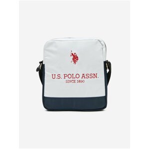 Modro-biela dámska crossbody kabelka U.S. Polo Assn.