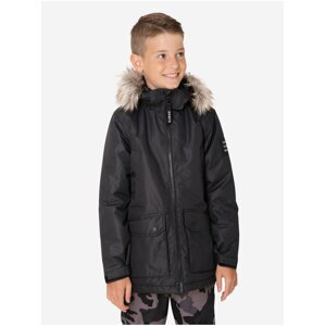 Čierna chlapčenská zimná bunda SAM 73 Mark