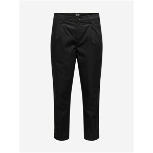 Čierne chino nohavice ONLY & SONS Dew