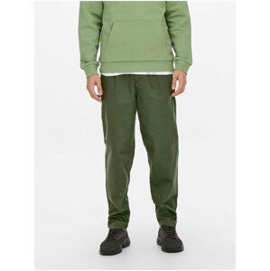 Tmavozelené chino nohavice ONLY & SONS Dew