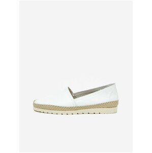 Espadrilky, slip on pre ženy OJJU - biela