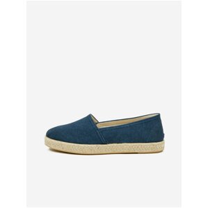 Espadrilky, slip on pre ženy OJJU - tmavomodrá