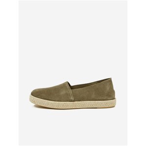 Espadrilky, slip on pre ženy OJJU - kaki