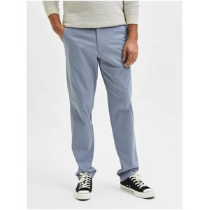 Svetlomodré chino nohavice Selected Homme