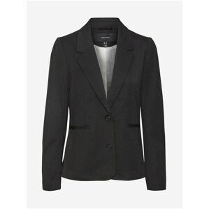 Čierne oblekové slim fit sako VERO MODA Lucca