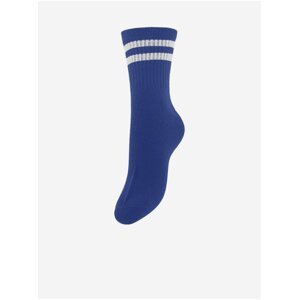 Modré dámske ponožky Pieces Sassie