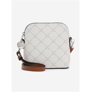 Krémová vzorovaná crossbody kabelka Tamaris Anastasia Classic