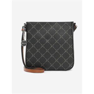 Čierna vzorovaná crossbody kabelka Tamaris Anastasia Classic