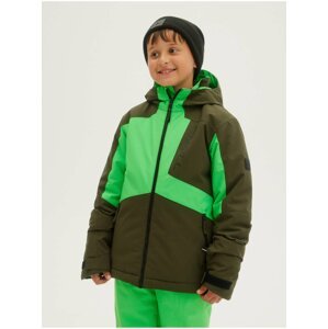 Zelená detská zimnou bunda s kapucou O'Neill Hammer Jr Jacket