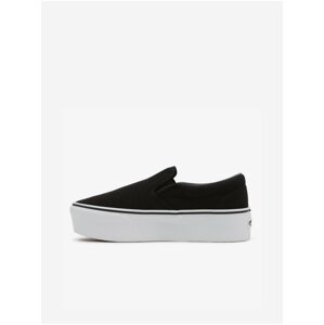 Čierne dámske slip on tenisky na platforme VANS UA Classic Slip On Stackform