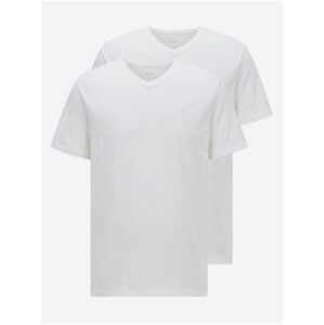 Sada dvoch pánskych basic tričiek v bielej farbe HUGO BOSS