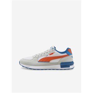 Topánky pre mužov Puma - svetlosivá, oranžová, modrá