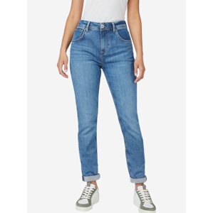 Modré dámske mom fit rifle Pepe Jeans Violet