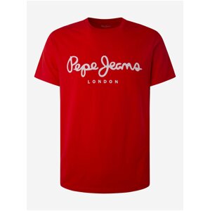 Červené pánske tričko Pepe Jeans Original