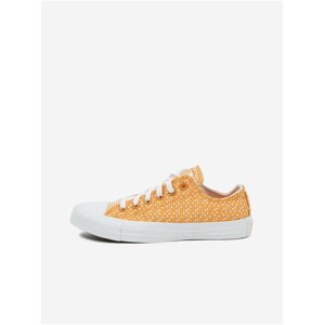 Oranžové dámske tenisky Converse Reverse Stitched