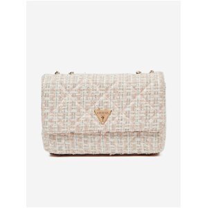 Svetloružová dámska malá crossbody kabelka Guess Cessily