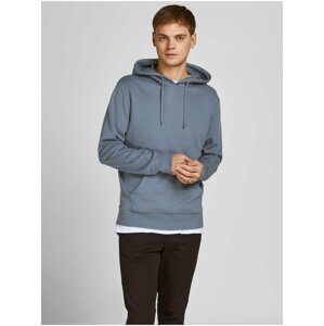 Modrá basic mikina s kapucou Jack & Jones Basic