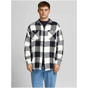 Bielo-čierna kockovaná košeľa Jack & Jones Heritage