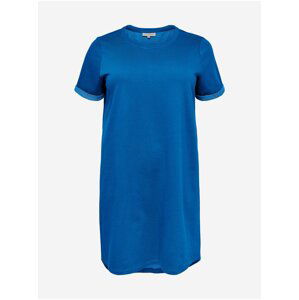 Voľnočasové šaty pre ženy ONLY CARMAKOMA - modrá