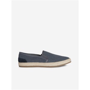 Tmavomodré pánske slip on tenisky Geox Pantelleria