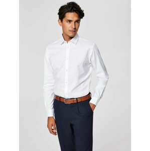 Biela formálna slim fit košeľa Selected Homme One New