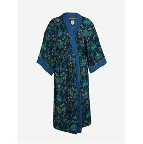 Modré dámske vzorované kimono PiP studio Kyoto Festival Blue