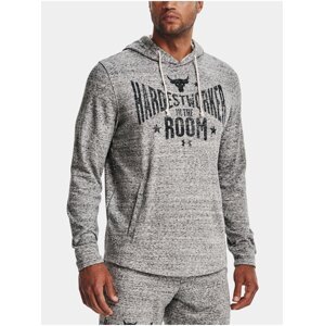 Mikina Under Armour UA Pjt Rock Terry Hoodie - bielá