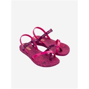 Tmavoružové dievčenské sandále Ipanema