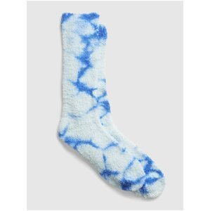 Modré dámske hrejivé ponožky s batikou GAP