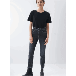 Čierne dámske slim fit rifle Salsa Jeans Secret Glamour