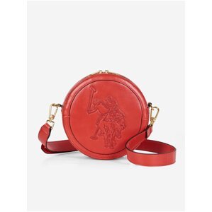 Červená dámska malá crossbody kabelka U.S. Polo Assn. Honolulu