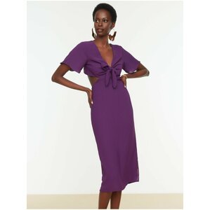 Letné a plážové šaty pre ženy Trendyol - fialová