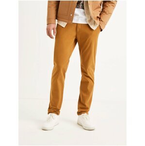 Chino nohavice pre mužov Celio - oranžová