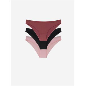 Nohavičky pre ženy DORINA - ružová, tmavoružová, čierna