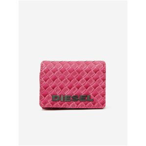 Ružová dámska vzorovaná peňaženka Diesel Lorettina