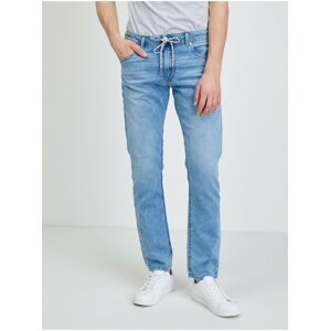 Slim fit pre mužov Diesel - svetlomodrá