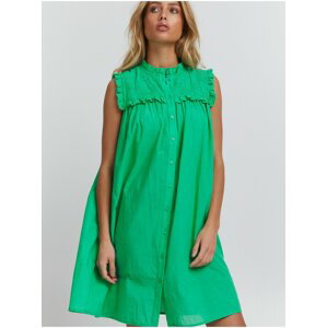 Voľnočasové šaty pre ženy ICHI - zelená