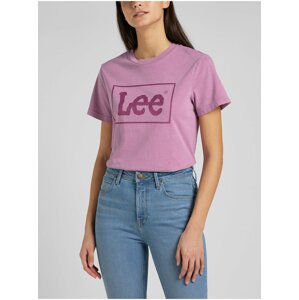 Svetlofialové dámske tričko Lee