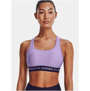 Podprsenka Under Armour UA Crossback Mid Bra - fialová