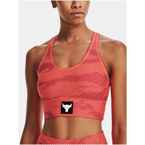 Oranžová dámska podprsenka Under Armour UA Project Rock HG Bra